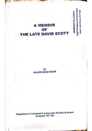 A Memoir of The Late David Scott