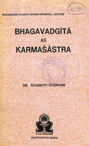 Bhagavadgita As Karmasastra